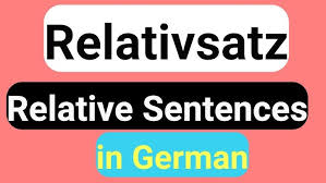 Relative Pronouns german